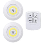 Blanc chaud / 2 Lampes avec télécommande