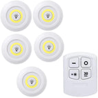 Blanc chaud / 5 lampes avec télécommande