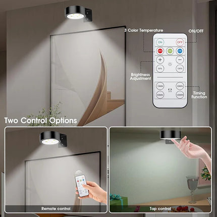 Wireless LED picture light — alternate product view